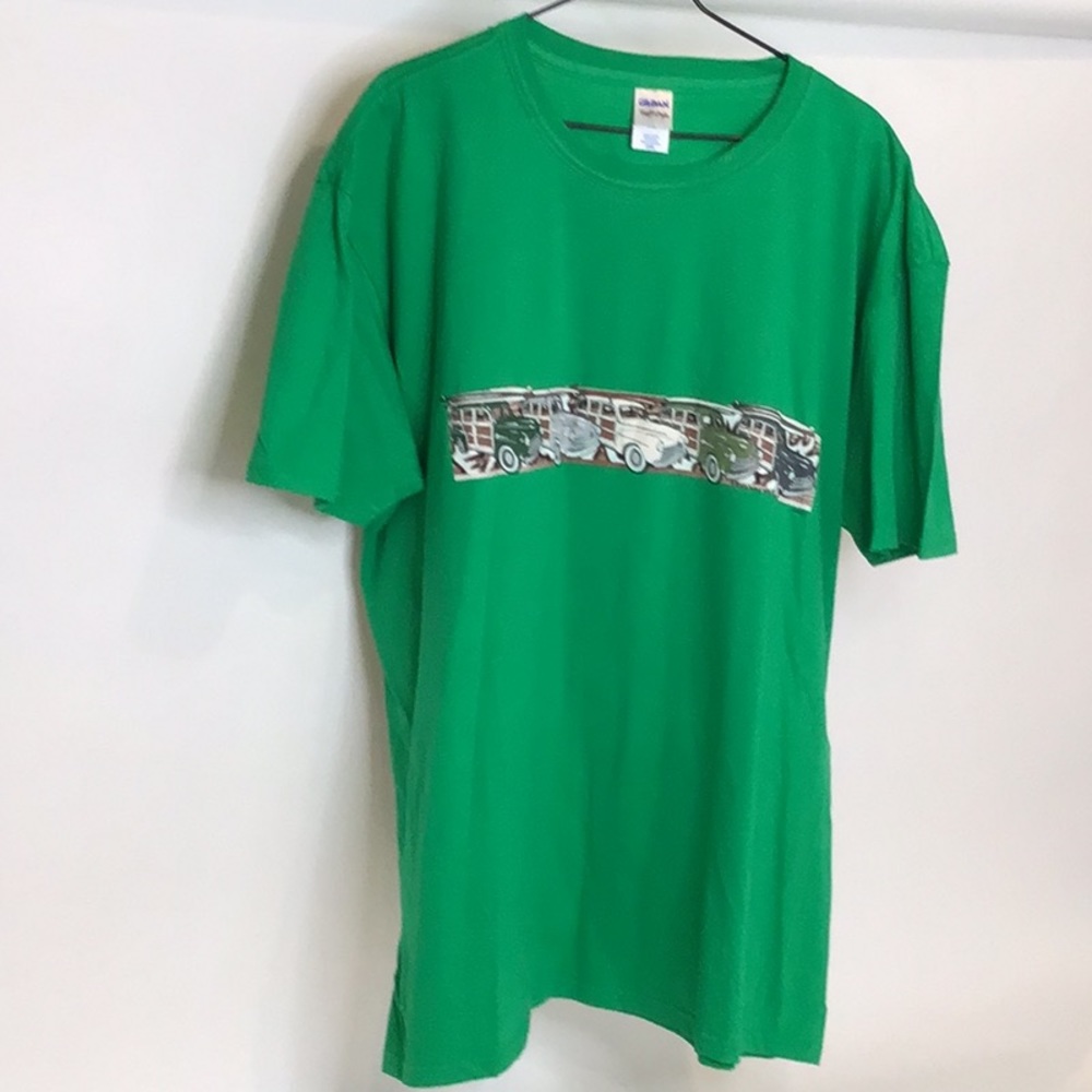 Hawaii T-shirt Men’s short sleeve tee Green Sz 2XL